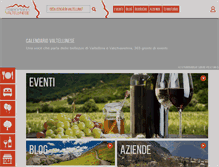 Tablet Screenshot of calendariovaltellinese.com